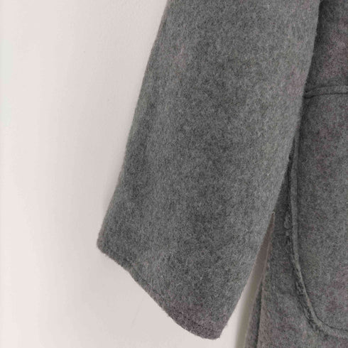 ショコラフィネローブ chocol raffine robe 2wayフード裏ボアミディ丈コーディガン レディース FREE